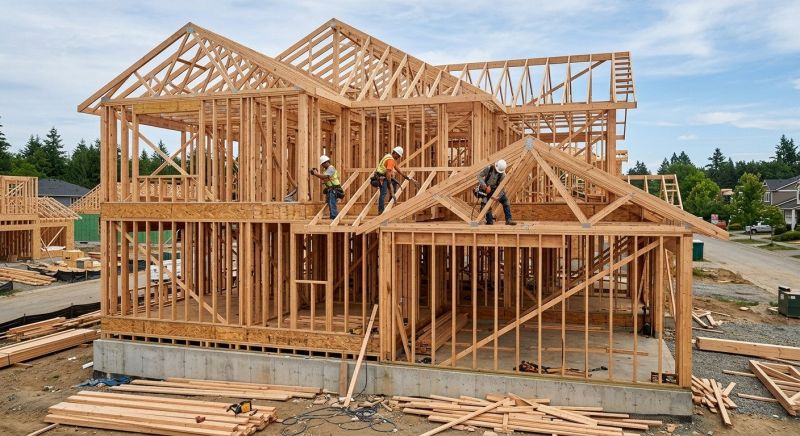 Wood Framing Construction in Conroe, TX